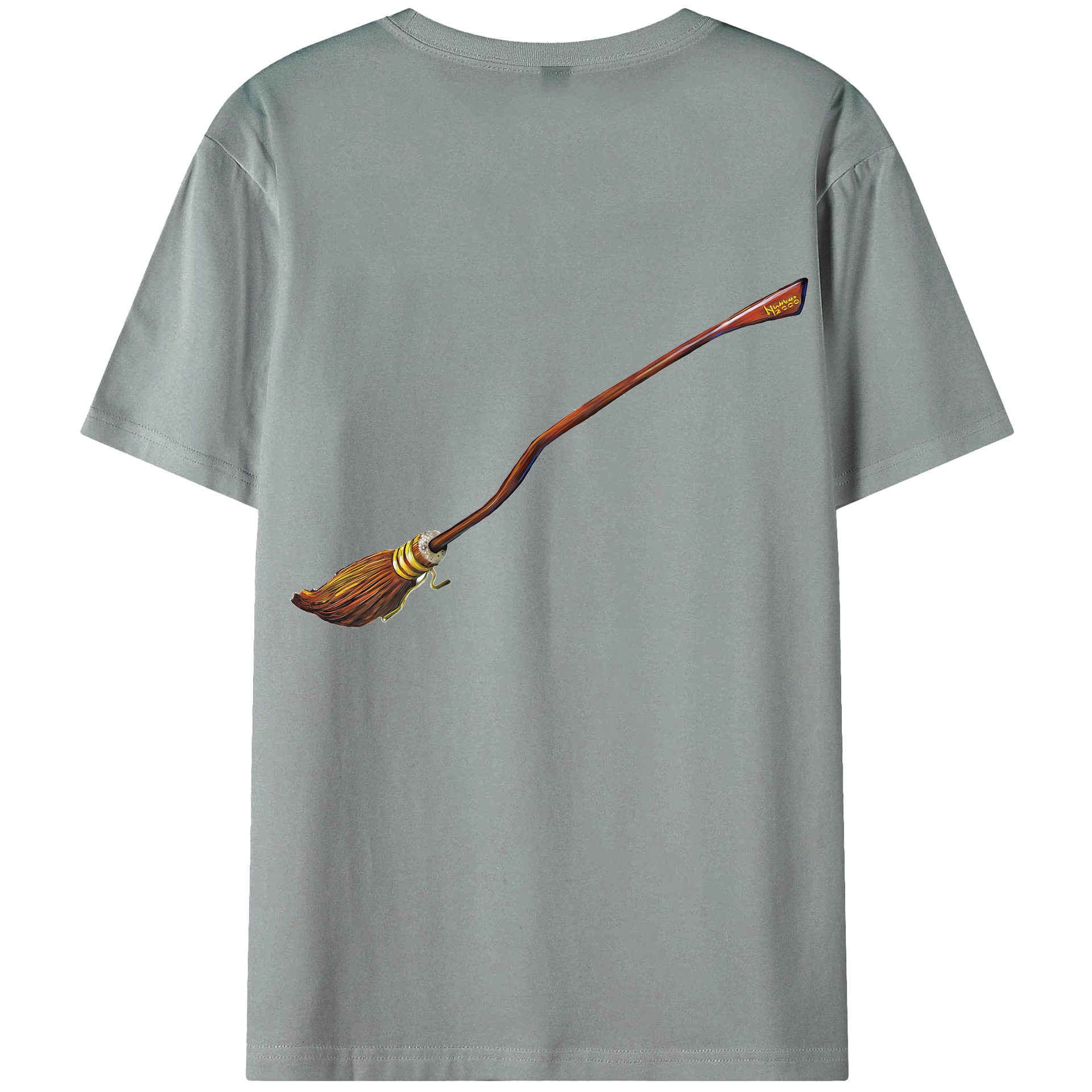 （画像用） Harry Potter ハリー・ポッターシリーズ 綿100％ メンズ半袖Tシャツ（バックプリント） 通気性